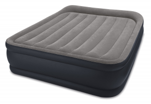 64136 Надувная кровать Deluxe Pillow Rest Raised Bed 152х203х42см, встроенный насос 220V