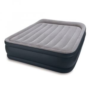 67738 Надувная кровать Deluxe Pillow Rest Raised Bed 152х203х43см с подголовником, встроенный насос 220V